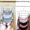 2 Pack Scarf Hanger,Leggings Hangers for Closet,360°Rotating Metal Belt Hangers