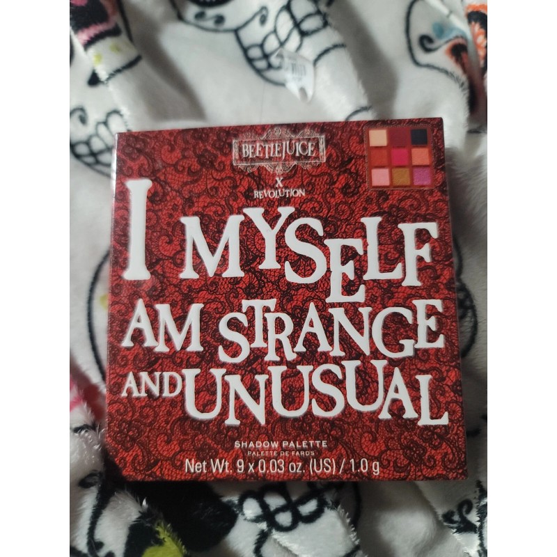 Beetlejuice I Myself Am Strange & Unusual Shadow Palette Makeup