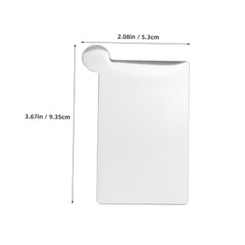 SAFIGLE Stainless Steel Makeup Mixing Palette Durable Cosmetics Mixing Plate for Liquid Foundation Shade Blending Essential Tool for Accurate Color Matching Your Makeup Kit