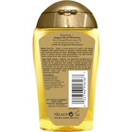 OGX Tratamiento Capilar Renovador Extra Fuerte con Aceite de Argán de Marruecos 100 ml – Nutre, Repara y Fortalece el Cabello Seco y Dañado