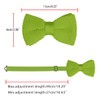Allegra K Knit Bowtie, Bowtie Ribbon, Wedding, Graduation, Adjustable, Men's,