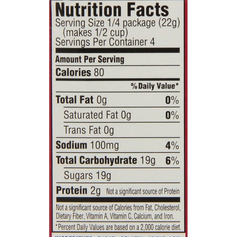 Jell-O Cherry Gelatin Mix (3 oz Boxes, Pack of 24)