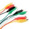 Mirhua Alligator Clip Cord Electrical Cable Test Lead Set Double