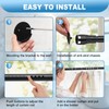 Tension Curtain Rod, 42 to 100 inch Adjustable Heavy Duty