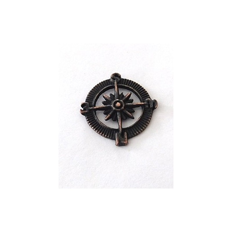 Nautical Compass Push Pins Set of 15pc Oil Rubbed Bronze