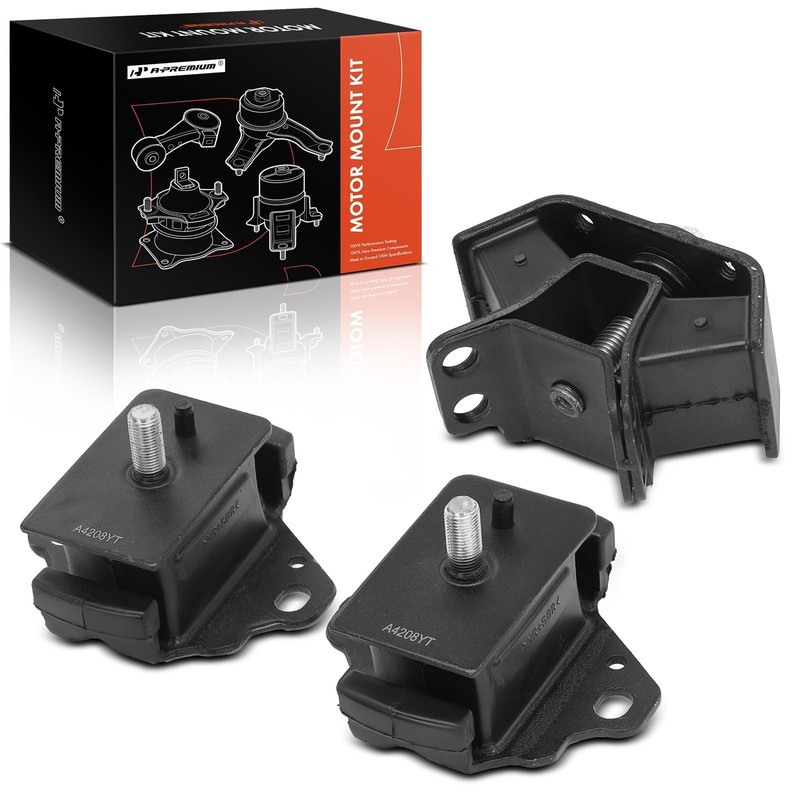 A-Premium 3PCS Engine Motor Mount and Transmission Mount Kit Compatible
