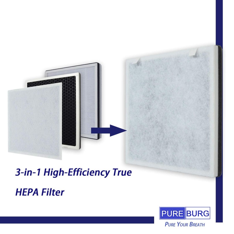 PUREBURG Replacement Filter Compatible with InvisiClean Aura IC-5018 Aura II