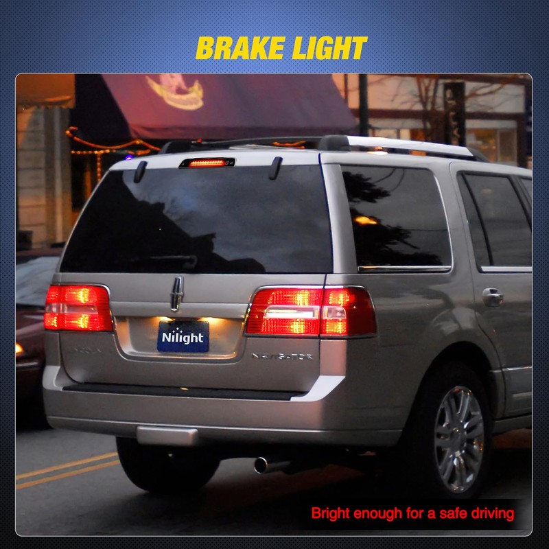 Nilight Third Brake Light Tail High Mount 3rd Stop Lights