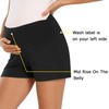 Fitglam - Pantalones cortos de maternidad para mujer, para dormir,