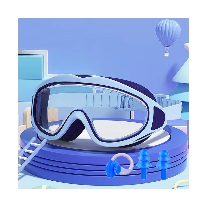 Kids Anti-Fog Swimming Goggles for Pool & Beach – Wide-View