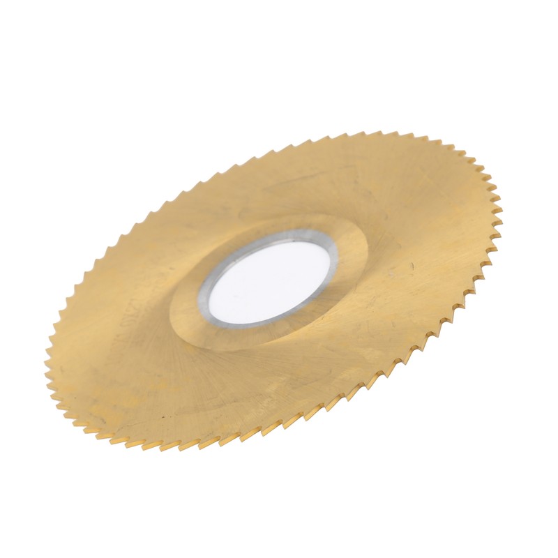 Circular Saw Blade 72 Teeth Ti Plated High Speed Steel