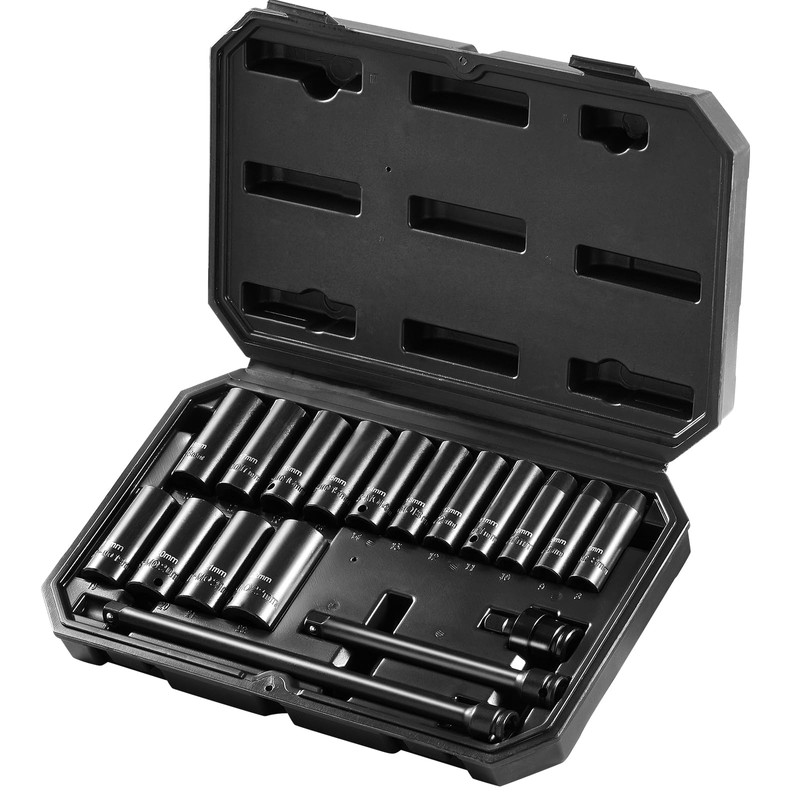 VEVOR Drive Impact Socket Set 3/8" - 18 Piece Deep