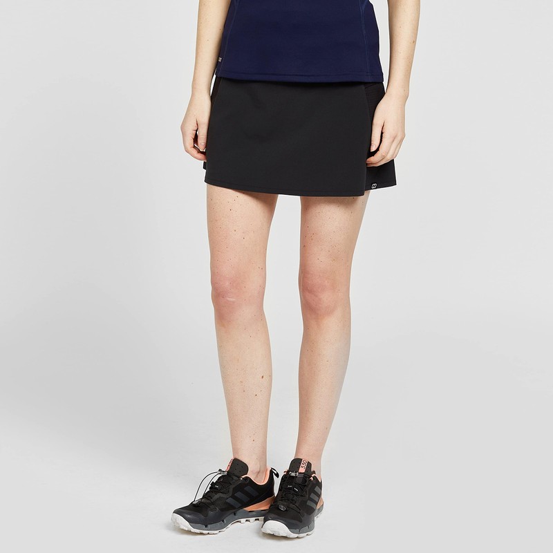 Berghaus Women's Embira Lightweight Breathable Skort, Black, 18
