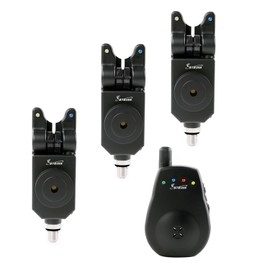 Steinn Waterproof Wireless Bite Alarm 3+1 Set for Carp Fishing
