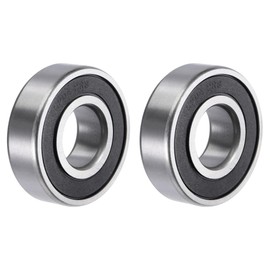 TOP-VIGOR 2Pcs 6205-2RS Deep Groove Ball Bearings, Z1 25mm x 52mm x 15mm Double Sealed Industrial Bearings, Chrome Steel Skateboard Bearings for Electrical Instrument Equipment