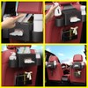 Guosan car headrest backseat organizer with 2 Drink Cup Holder