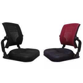 Hihip Correct Posture Back Rest Chair Hip Correction Legless Foldable Floor Seat - Wine