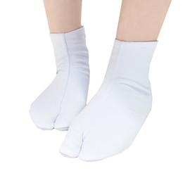 Toray Sutorettitabi Stretch Fit Tabi, White, white