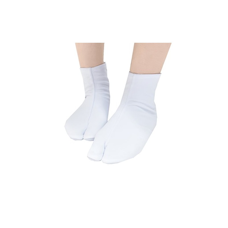 Toray Sutorettitabi Stretch Fit Tabi, White, white