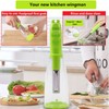 Tochinkar Pelador de verduras estilo almacenamiento, 8 pulgadas x 2.3