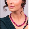 Treasurebay Stunning 14mm Gemstone Necklace Women's Necklace (14mm Pink Agate)