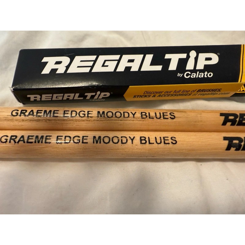 REGAL TIP Drum Sticks 5a Wood Tip, GRAEME EDGE MOODY