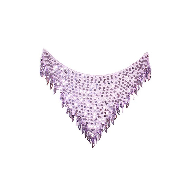 Lauthentic.S - Bufanda de cadera para mujer con lentejuelas y