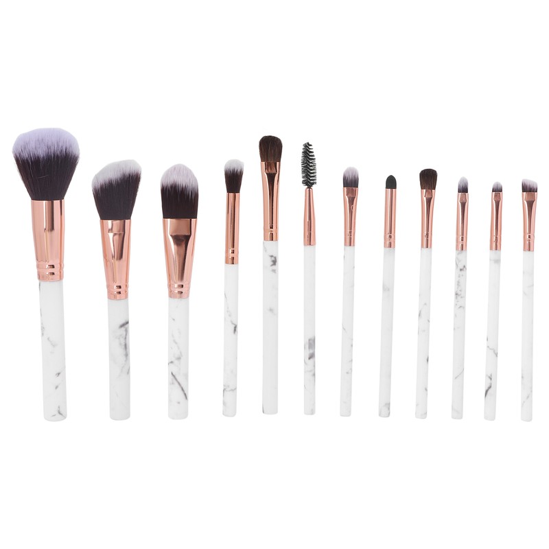 12pcs Portable Makeup Brush Set Eye Shadow Concealer Blusher Brush