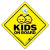 Kids On Board Car Window Suction Sign