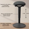 Ergooffile Standing Desk Chair with 360-Degree Standing Desk Chair with