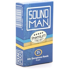 Alto Saxophone Reeds Cane Student Soundman® 10 pcs Reed (Strength: 2.5)