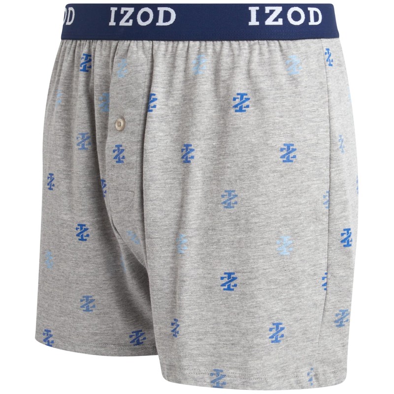 IZOD Mens Boxer Shorts - 4 Pack Performance Knit Cotton