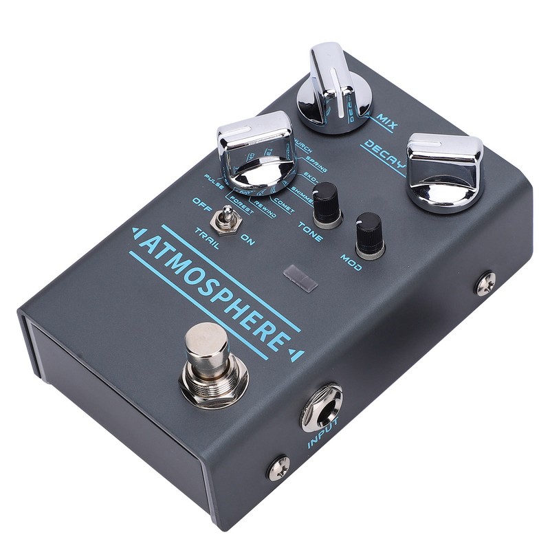 Reverb Effect Pedal Guitar 9 Digital Ambiance Bypass Musical Instrument