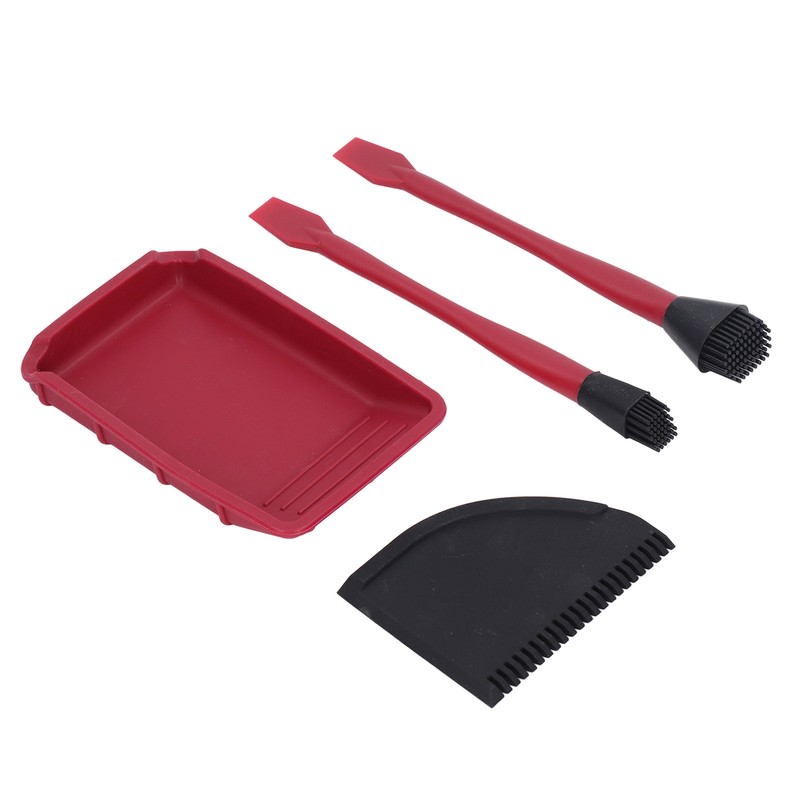 Complete Silicone Glue Kit Wood Glue Up Brushes Tray Comb