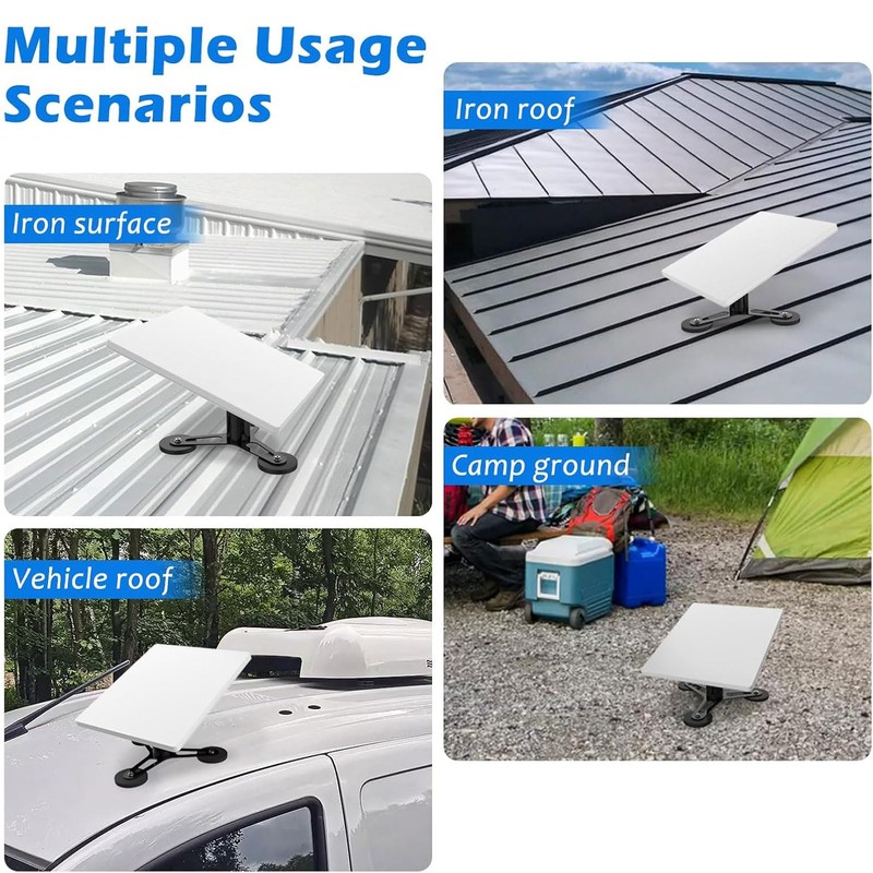 Mini Car Roof Suction Cup Mount, Car Mounting Kit for