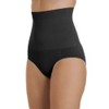 Camille Womens Ladies Black Seamfree Shapewear Comfort High Waisted Control