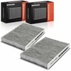 Frankberg 2x Cabin Air Filter Pollen Filter with Activated Carbon