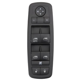 TRQ Left Power Window & Door Lock Switch Drivers Side Compatible with 2009-2010 Dodge Journey 2007-2011 Nitro 2008-2012 Jeep Liberty