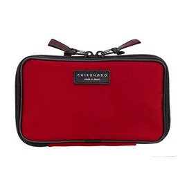 Kumano Brush Chikuhodo Genuine Brush Case (Cosmetic Pouch) C-5 Material: Nylon, Hiroshima Cosmetic Brush