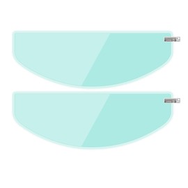 Kasoud Helmet Anti-Fog Visor Insert, 2PCS Pinlock Visor Insert, Clear Ultra Thin, Motorcycle Helmet Anti Fog, Motorcycle Anti Fog Film for All Non Pinned Open Face and Full Visors Helmet