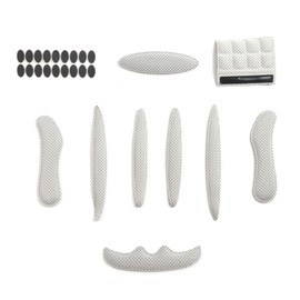 PAXLamb Helmet Padding Kit 27PCS Bicycle Replacement Universal Foam Pads Set Helmet Cushions for Bike Cycling Motorcycle Helmet (Grey)
