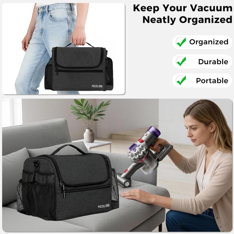 Car+Boat Vacuum Storage Bag Compatible with Dyson V7 - V15