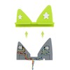 Toniebox Replacement Earpiece Set 1 Green Outer Ear 1 Inner