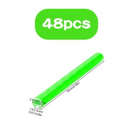 Lotsdonxia 48PCS High-Visibility Nighttime Cycling Accessories: Reflective Wheel Lights with Clips and Spoke Lights for Enhanced Safety and Warning