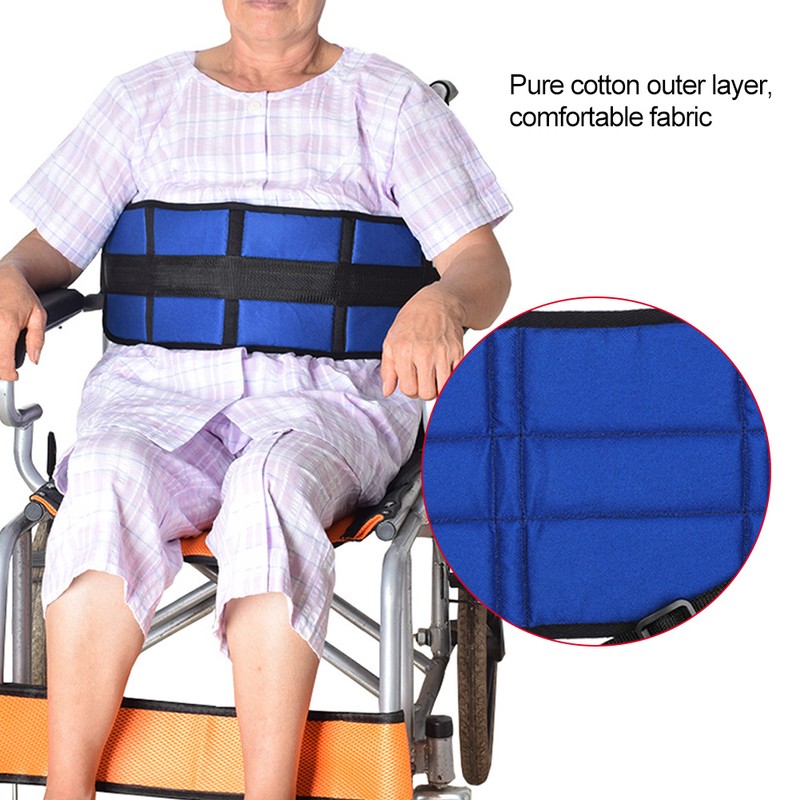 Breathable Adjustable Wheelchair Seat Belt Cushion Safety Harness Straps for