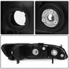 ROADFAR For Honda Accord 1998-2002 Replacement Chrome Housing Clear Reflector