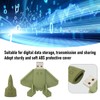 USB Flash Drive Green Cartoon Fighter Doll Portable Storage Memory