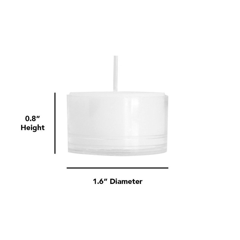 D'Light Online Clear Cupped Extended Burn 7 Hour Long Burn