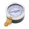 Walfront Pressure Gauge 0-30psi/2bar, 1/8" BSPT, Dual Scale, Compact, Metal
