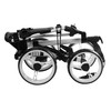 Qwik-Fold Folding Golf Push Cart 4 Wheel with Foot Brake